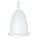 Produktbild Me Luna Menstruationstasse Classic, Stiel, Transparent, Größe L