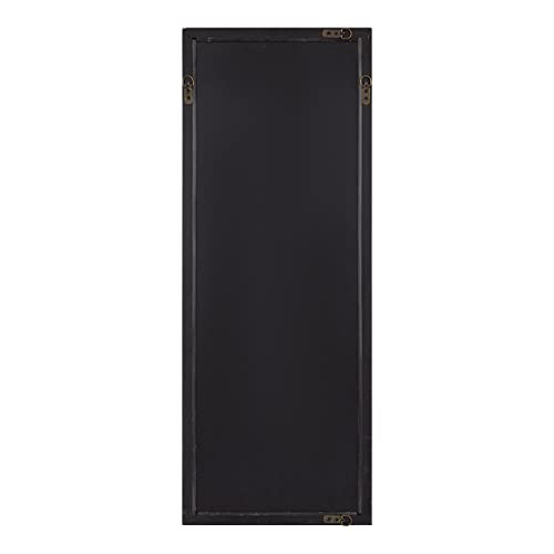 Kate-and-Laurel-Mavis-Framed-Wall-Mirror-16-x-42-Walnut-Brown-Natural-Iron-Windowpane-Decorative-Mirror Kate and Laurel Mavis Framed Wall Mirror 16 x 42 Walnut Brown Natural Iron Windowpane Decorative Mirror