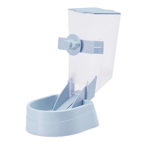 ERINGOGO Dispensador Automático de Comida para Perros con Diseño Colgante sin Electricidad Sistema Antigoteo y Tapa para Fácil Recarga para Jaulas y Exterior