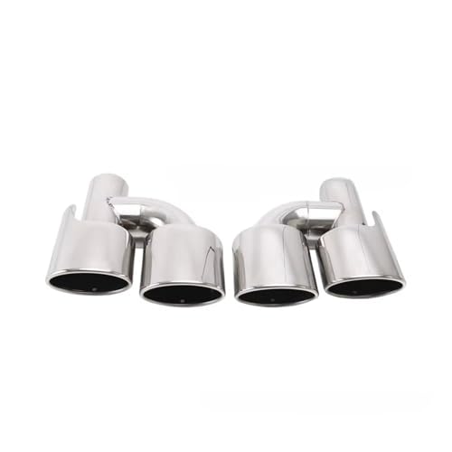 Embouts d'échappement ovales en acier inoxydable pour soigner le look de votre voiture en rasso