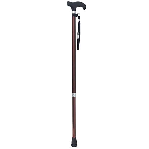 THIHIXEC Crutches for The elderly lightweight telescopic elderly cane slip adjustable height crutches