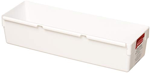 Rubbermaid, White 9 by 3 by 2-Inch Drawer Organizer, (Pack of 12), 9
