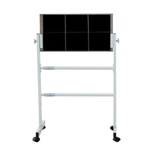 DonHeK Table Tennis Rebound Board,Angle Adjusted Ping Pong Return Board,with 6 Black Rubbers Strong Steel Frame and Wheels for Home Gym Outdoor, 78456