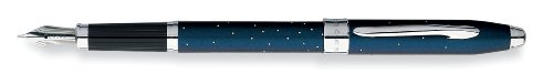 Crazy Deals Cross Century II Starlight Midnight Blue Fountain Pen Medium Stainless Steel Nib