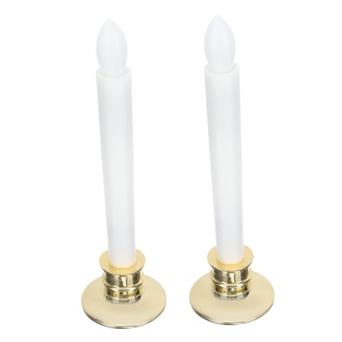Velas LED Largas SHINEOFI Evitan Manchas de Cera en Bodas e Iglesias 4