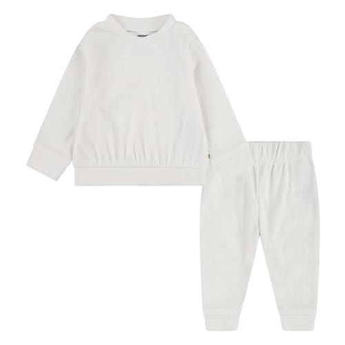 Ensemble en velours HUGGIES bébé idéal pour les journées cocooning et sorties d'hiver