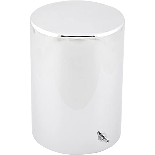 Speedway Motors Chrome Oil Filter Cover, 3-5/8 Inch Inside Diameter and 5-1/8 Inch Depth, Steel Construction with Set Screw Retention, Enhances Appearance with Clean Chrome Finish