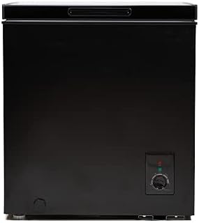 Black Chest Freezer, Freestanding, 66L Capacity With Basket - SIA CHF66B