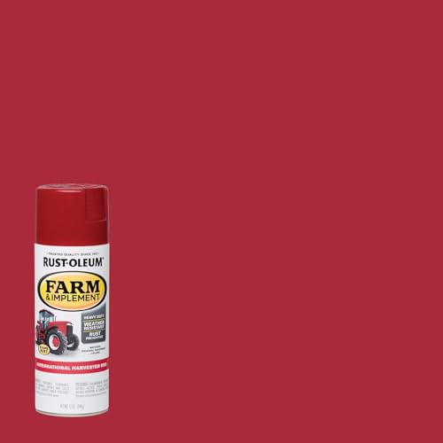 Image of Rust-Oleum 280127-6PK Specialty Farm & Implement Spray Paint, 12 Oz, Gloss International Harvester Red, 6 Pack