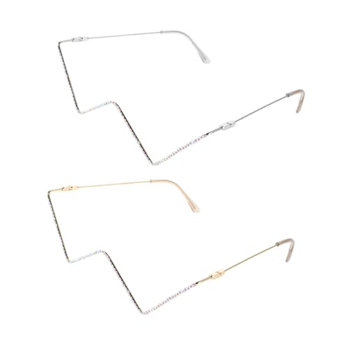 Garneck 2 Pezzi Occhiali con e Montatura Leggera e Confortevole per e