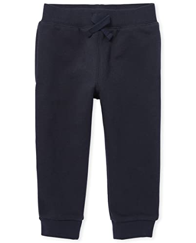 Image of The Children's Place Baby Boys' Active Fleece Jogger Pants 2 Pack