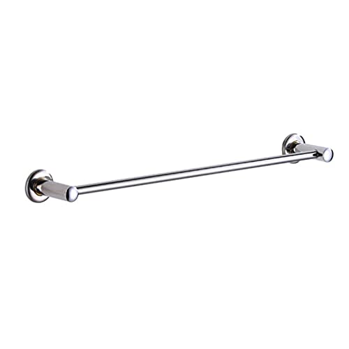 Porte-serviettes mural simple en acier inoxydable de 50 cm avec fixation à vis