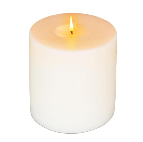 Image of Pure Source India Scented Pillar Candle (3X3 INCH) Decorative Candle for Living Room, Diwali Decor, Gifting, Spa & Meditation (Jasmine)