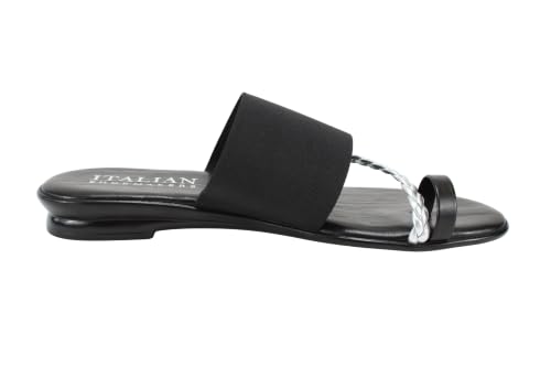 Image of ITALIAN Shoemakers Womens Cari Low Braided Strap Sandal for Women