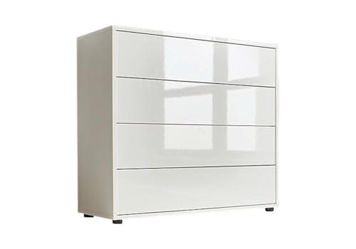 BMG Möbel Schubkastenkommode Mailand 3 Anrichte Sideboard für Schlafzimmer Wohnzimmer und Garderobe