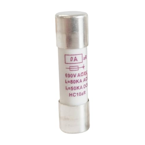 Fusible 10aR ultra-rapide 6A 690VAC de haute précision calibré 10x38