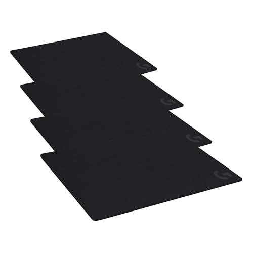 Image of Logitech G740 Large Thick Gaming Mouse Pad, Optimized for Gaming Sensors, Moderate Surface Friction, Non-Slip Mouse Mat, Mac and PC Accessories, 460 x 600 x 5 mm (Pack of 4)