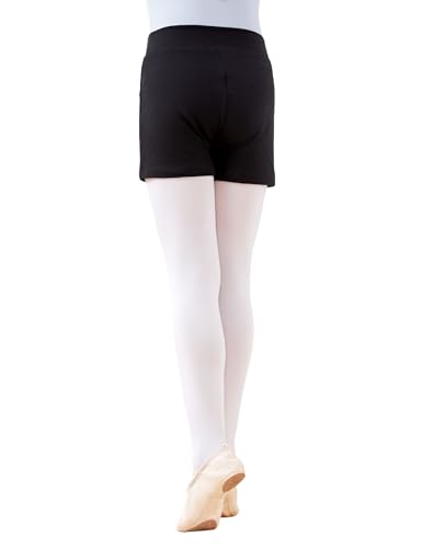 Phoeswan Girls Cotton Dance Shorts, Highly Elastic Ballet Short Pants for Girls (Toddler,Little Kid,Big Kid)4