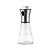Générique Pulvérisateur polyvalent 200 ml pour bouteille d'huile de cuisson griller rôtir huile vaporiser verre de cuisson pour , la salle à manger et le bar Verre En Couvercle (black, One Size)