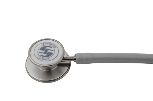 Image of THROB-SS|| VERSATILE ADULT AND PAEDIATRIC 2-SIDED CHEST PIECE|| ANODIZED ALUMINIUM HEADSET WITH COMFORTABLY ANGLED (Grey)