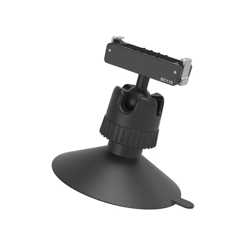 Support magnétique portable à ventouse pour caméras d'action et accessoires de vis 1/4