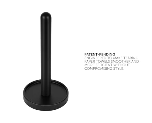 Ivilon Countertop Paper Towel Holder - Steady and Easy Tear - Fits All Paper Towel Rolls - Black by Ivilon - Used condition - Image 2