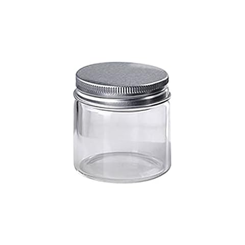 Electric Herb Grinder Jar Replacement Spice Storage Glass Chamber 1.7oz/50ml for Storage &Pollen Collection Cover