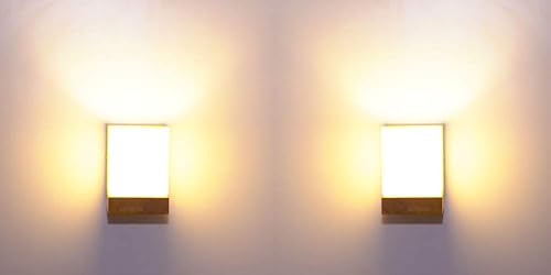 Image of Home Decor Wall Lights Glass Lamp Shade with Premium Finish & E27 Bulb Holder for Living Room, Bedroom, Balcony, Kitchen, Cafes | Decorative Night Lamps Fixtures | Elegant Wall Hanging Lights