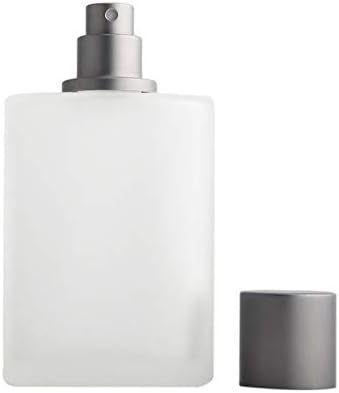 Miniatura 4 de 2 botellas de perfume de vidrio esmerilado de 3.4 fl oz con tapa de aluminio, botellas de aerosol vacías rellenables, atomizador de niebla fina,