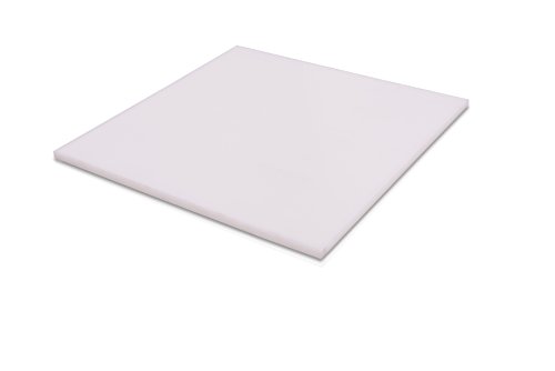 HDPE (High Density Polyethylene) Plastic Sheet 3/8" x 12" x 24" Natural