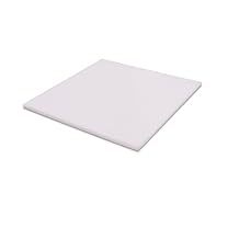 Teflon - PTFE Virgin Plastic Sheet Plate 1 1/4" 1.25" x 12" x 12"