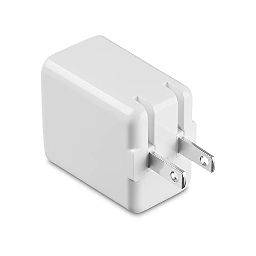 Amazon Basics 12W One-Port USB-A Wall Charger (2.4A), Portable, for Phones (iPhone 16/15/14/13/12/11/X, Samsung, and more), 2-Pack, White by Amazon Basics - Image 3