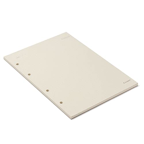 Refil Criativo Argolado, Amarelo, Pontado, 40 fls, Papel Pólen 80g/m², Tamanho Grande (17x24)