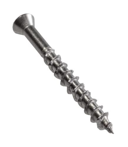Simpson Strong-Tie T07162WP1 Deck-Drive DWP Wood SS Screw — #7 x 1-5/8 in. T-15, Trim Head, Type 316 (1 lb.) miniatura 3