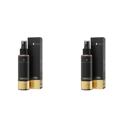 Haar Conditioner mit Keratin Nanoil Keratin Hair Conditioner 125ml - Zweiphasiger Haar-Conditioner, Regeneration und Revitalisierung, Stärkung der geschwächten Haare, perfekte Pflege (Packung mit 2)