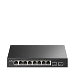 Cudy GS108ES2 8 Port Gigabit Light-Managed Switch with 2 SFP, Web Managed, SNMP, VLAN, QoS, IGMP Snooping, Desktop/Wall Mount