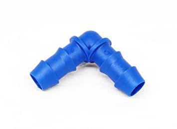 Farmer Girl Drip Irrigation Accessories Elbow 16mm Connectors for Gardening Home (PACK OF 50)