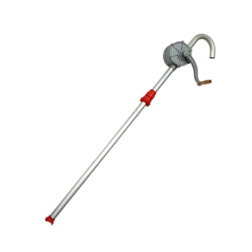 MAGICLULU Manual Oil Pump Hand Rotary Aluminum Alloy Fuel Lubricating Oil Transfer Compact Portable