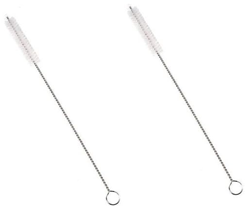 Image of YTM Reusable Straw Cleaning Brush for Straw Sippers Bottle Tiny Pipe Cleaning Brush (Pack of 2)