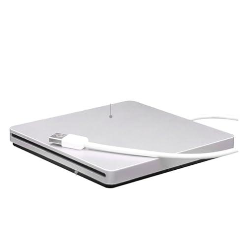 Lecteur DVD externe USB et Type-C silver pour ordinateur portable - 6