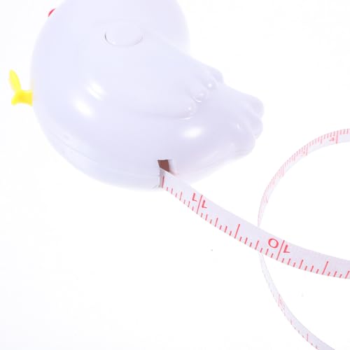 Cinta Métrica Pequeña Retráctil 1m Diseño Pollito miniatura 3