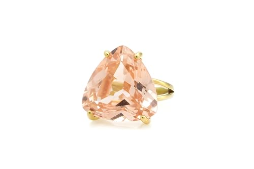 Bague Morganite pierre de naissance de décembre - Cadeau idéal