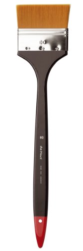 Image of da Vinci Watercolor Series 5088 CosmoTop Spin Paint Brush, Spalter Synthetic with Black /Red Handle, Size 80 (5088-80)