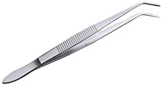 BSI INSTRUMENT DENTAL TWEEZER 6 INCH CURVED STAINLESS STEEL GRADE 410 MATT FINISH