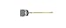 Nupla AGS10L-E #10 Ergo Power Aluminum Scoop, Ergo Grip, 48" Long Handle