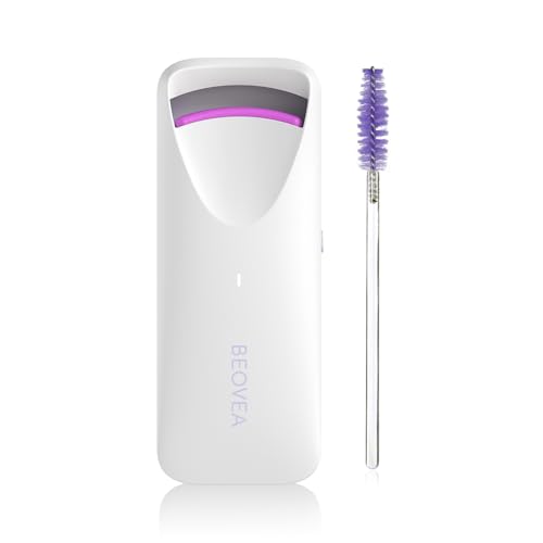 BEOVEA Heated Eyelash Curler &ndash; Fast 8-Second Heat for Long-Lasting Curls &ndash; Portable Rechargeable...