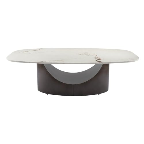 Image of Wakefit Center Table | 1 Yr Warranty | Coffee Table for Living Room Wooden, Tea Table for Living Room Wooden, Sofa Table, Free Installation from Brand, Modern Multi-Functional & Wobble-Free(Colmbian)