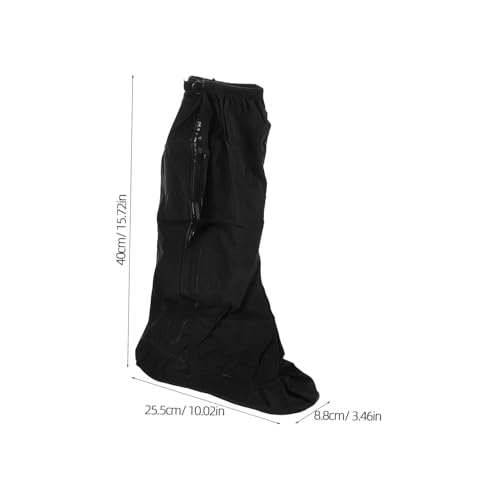 1 par de fundas impermeables para botas de lluvia unisex, protectoras ligeras para hombres y mujeres, ideales para uso al aire libre y ciclismo miniatura 2