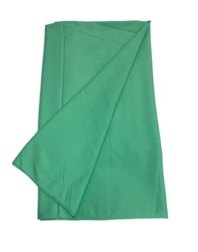 Image of BKRKJ Women's Lizibizi Cotton Unstitched Dress Material Plain Fabric by Meter for Sewing Suit,Salwar,Blouse,Shirt,Kurta,Pyjama,Pathani,Kameez,Chudidar,Patiyala (Light Rama Green 10, 3 Meter)