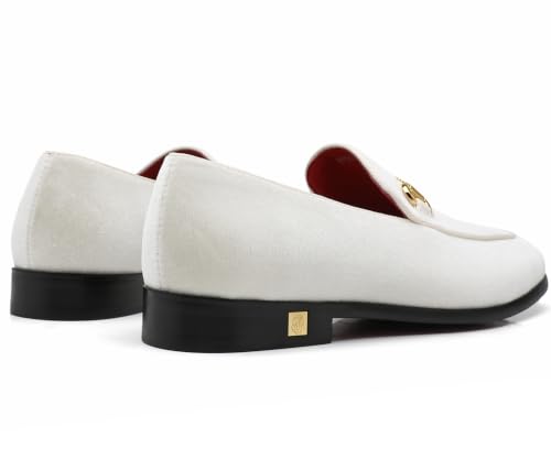 Image of Men's Velvet Loafers Wedding Party Prom Homecoming Shoes